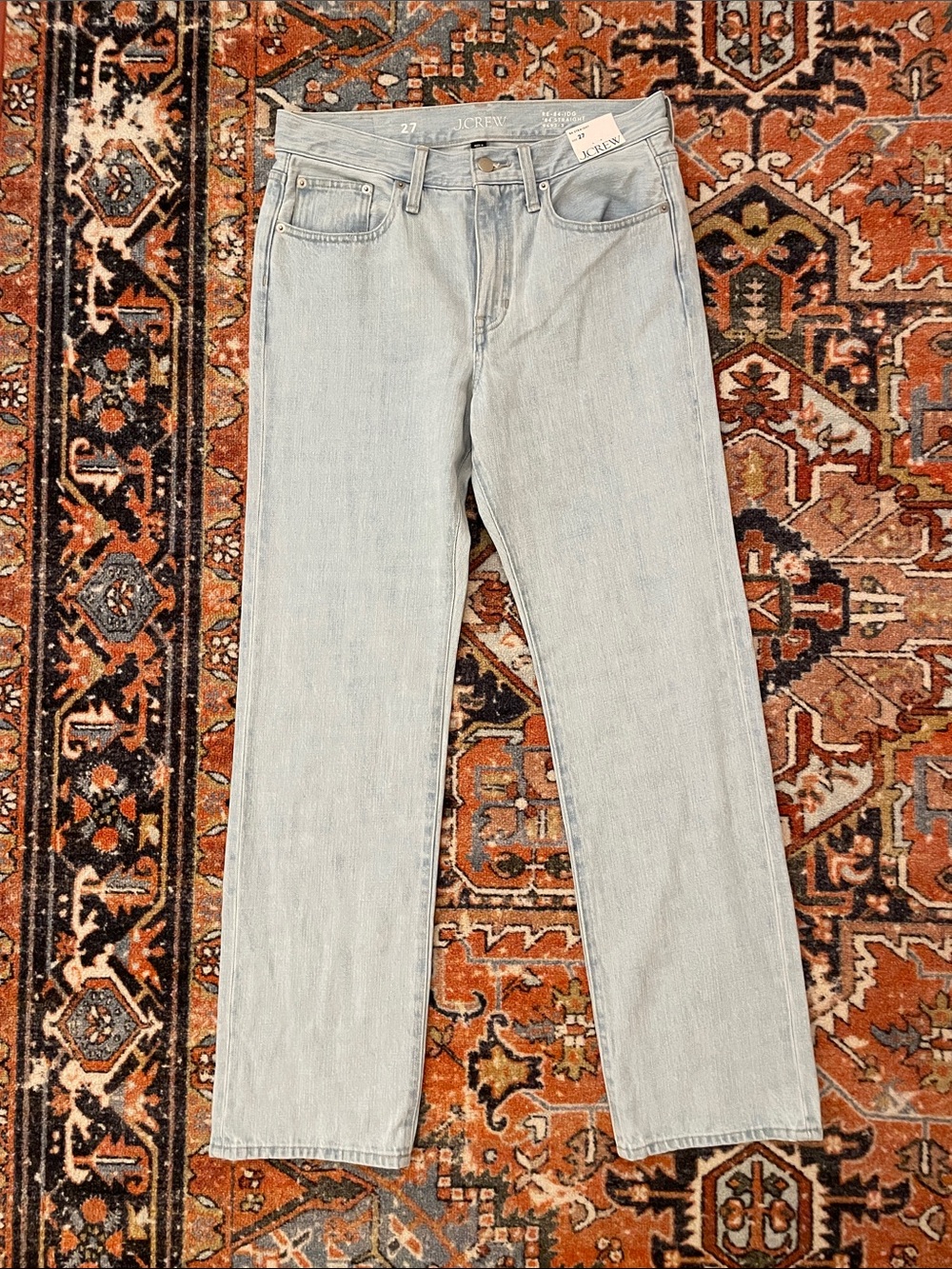 NWT J.Crew Mid-rise Straight Jean Lightwash | Women’s Size 27